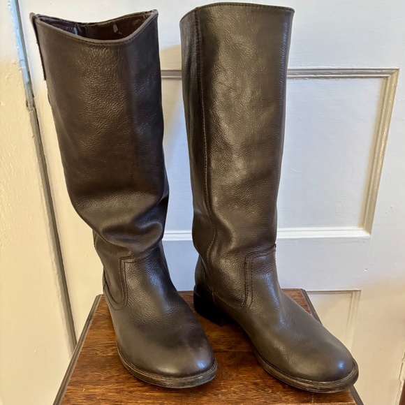 Leather Riding Boots - Picture 2 of 5